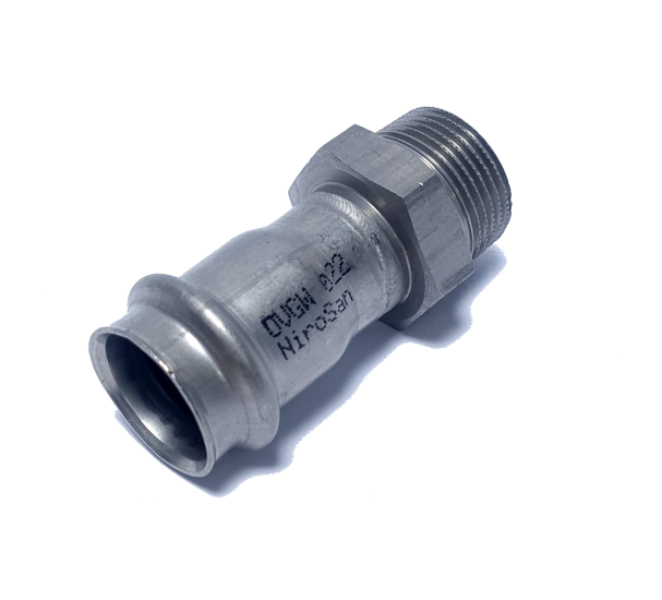 (Bild für) 3/4" V4A Gewinde für 22 mm Kühlschlange - maximal 2, nur in Verbindung mit einer Kühlschlange - zum Schließen ins Bild klicken